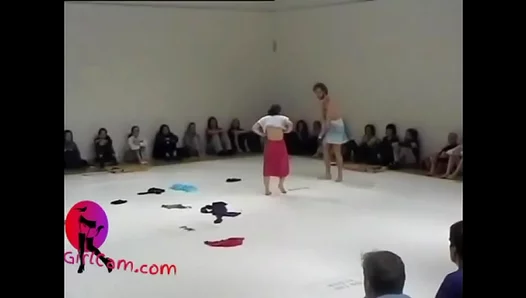 Sensual Strip Tease: Seductive lesbian dance turns into wild passion – HotGirlsOnly 18+