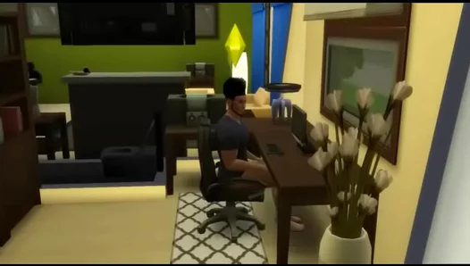 Sim Goes Wild: Hot Animated Solo Masturbation Fantasy – XXXAnimeGay 18+