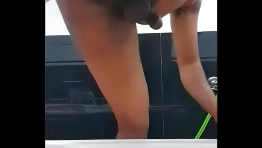 Massive-Built Indo Guy Moans Loud While Jerking Off with His Favorite Tool – Hot Solo