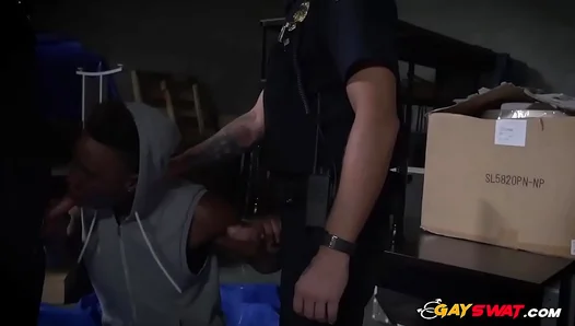 Horny Cops Crave Big Black Studs Thick Meat in Steamy Doggy Style – XXX