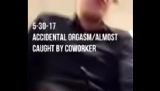 Busted Mid-Climax: Strangers Intense Orgasm in Hot Office Flirtation – 18+