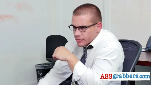 Massive Black Cock Rules Office Threesome – Steamy Interracial Domination 18+