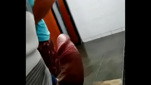 Quick Bathroom Blowjob Delivers Hot Relief for Horny Husband – GayPorn69
