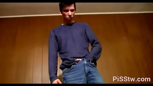 Hard Piss Load: Wild Horny Twink Action at Home – 18+