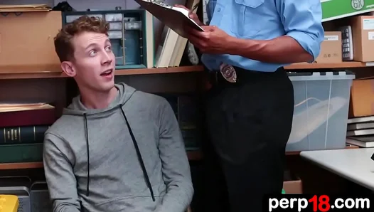 Horny Teen Thug Caught Mid-Fuck by Officer in Hot Interracial Tryst – 18+