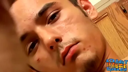 Tiny Twink JERKS OFF, Cums HARD in Steamy Solo Gay Scene – 18+