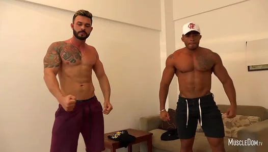 Muscular Studs Devour Juicy Latino Meat in Hot POV Gloryhole Fun – XXX