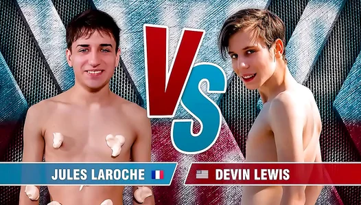Devin Lewis Jules Laroche Heat Up the Tub – Steamy Twin Action – GayTwinks 18+