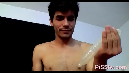 Twinks Horny Solo Session Turns into Golden Shower Fantasy – HotSoloGay 18+