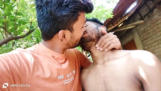 Steamy Encounter: Indian Lovers Explore Passionate Anal Oral Play Outdoors – 18+