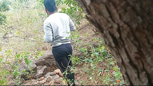 Three Horny Guys Cant Resist the Heat in a Steamy Forest Blowjob Session – 18+