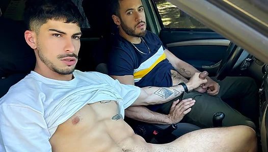Bastian Moreyra Gives His Driver a Mind-Blowing Blowjob Ride – 18+