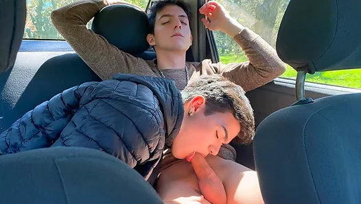 Ride Share Fever: Dylan Segundos Steamy Backseat Ride with Tony Elliot – 18+