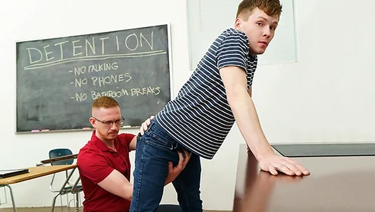 Professor Kayman Punishes Hard-Eager Student After Class – Raw Gay Action