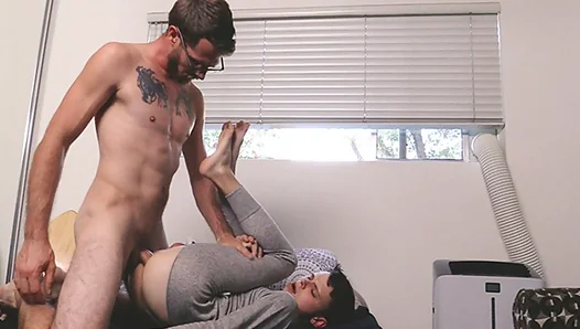 Stepdad Alex Cant Resist Teen Cock—Hot Blowjob Scene Gets Intense – 18+