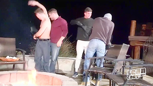 Winter Thaw: Hot Twinks Melt Frost with Wild Group Action – 18+