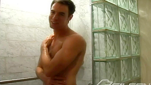 Austins Sweet Moans Fill Room While Jerking Off Slowly—Soft Lips Shine — 18+