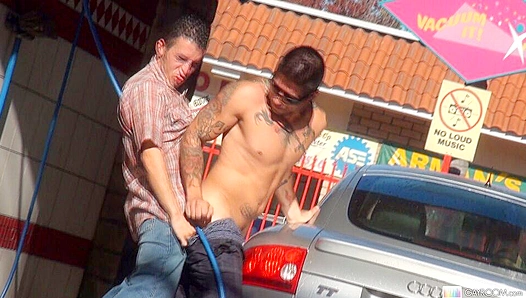 Sweat-Slicked Asses Hot Pressure Streams – Mario Montanas X-Rated Car Wash Fantasy –