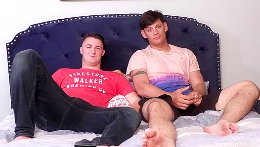 Brown-Haired Beauties Swallow Massive Loads – Full Length Fucks Inside