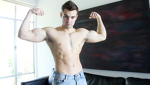 Horny Angel Scotty Moans Loud While Getting Jerked Off – Gay XXX