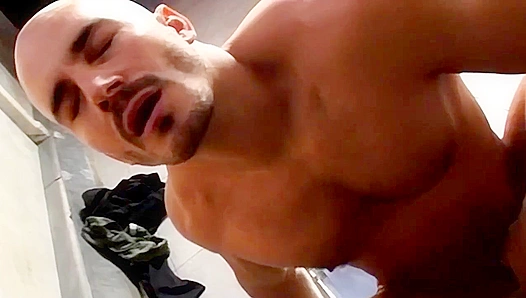 Bearded Hunk Stretches Limits with Giant Black Dildo – BonusFetish 18+