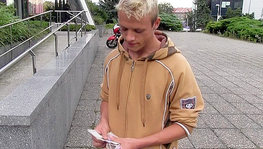 Hard Horny: Blond Bomber Rides Thick Cock Through Sweat Grind – GayXXX
