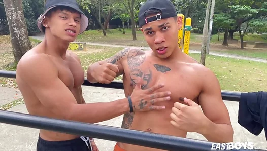 Lucian Reed Damond Brown Heat Up in Steaming Gay Encounter – Part 1