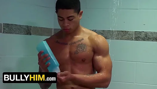 Geek Meets Jock: Steamy Shower Fuck Turns into Deep Anal Ride – 18+