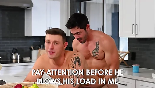 Kyle Devours Travis Huge Hard Cock — Wild Bareback Anal Ride – GayXXX 18+