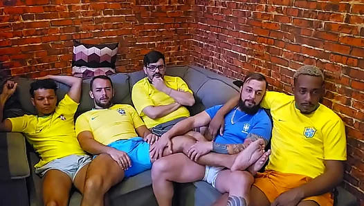 Halftime Heat: Horny Guys Hook Up Roughly Behind the Stadium – GaySports 18+