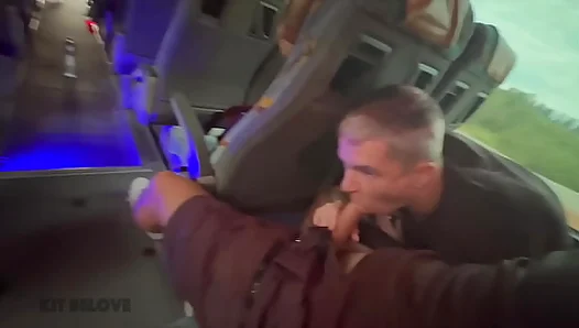 Hot Stranger Blows Me on Bus Then Rides My Huge Load – XXXGayScene 18+