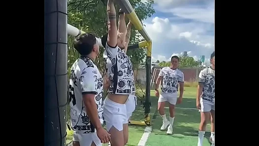 Sweaty Muscle Men Fuck Hard Under the Blazing Sun – Gay Sports Heat 18+