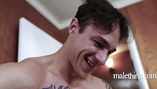 Twink Seizes Charge: Wild Ride as Passion Overloads – GayPornX 18+