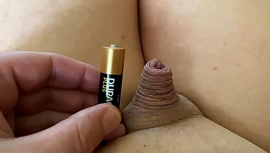Micro Dick Meets AA Battery—Mind-Blowing Size Comparison! – GaySizeQuest 18+