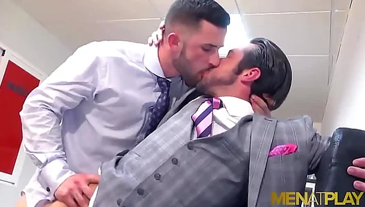 Mike DeMarco Sunny Colucci Collide in Hot Suits Action – Men At Play Gay