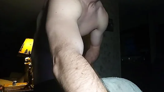 James Milking Jacks Huge Erect Rod – Hot Gay Action 18+