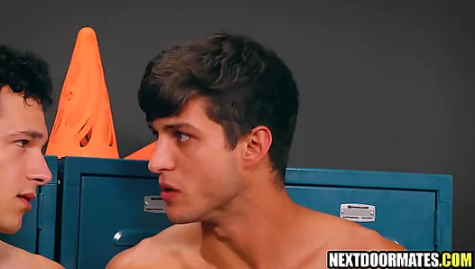 Hung Coaches Devoured by Hungry Jocks – Steamy Locker Room BBC Action – 18+