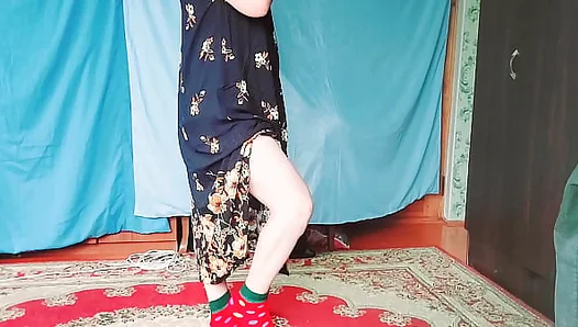 Blonde Glam Daddy Serves Milf Energy in Tight Dress – NaughtyGayVibes 18+