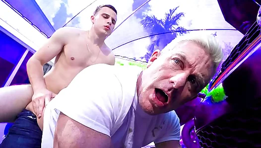 Young Stud Dominates Stepdad: Hot Interracial Ride – GayPornXCLUSIVE