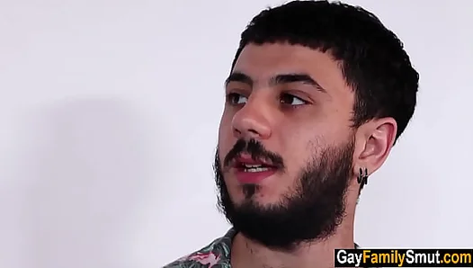 Stepson Takes Massive Muscle StepDad Bareback — No Condom, Just Heat