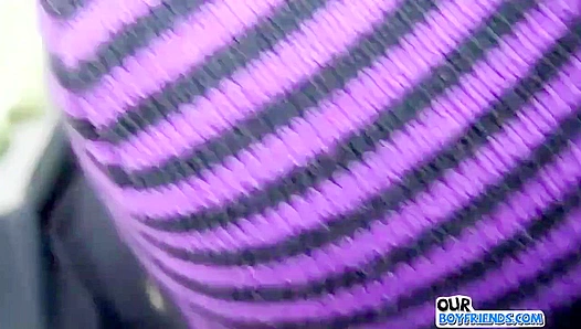 Emo Boy Blissfully Sucks Thick Cock Outdoors – OurBoyFriends