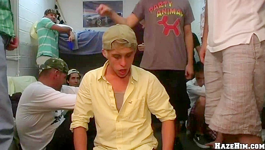 College Rookies Seduced by Hot Teammates in Steamy Hazing Ritual – 18+GayHaze