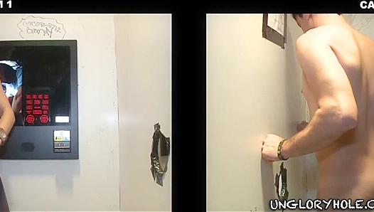 Alejandro Alexa Takes On Tempt Hunter in Hot Glory Hole Action – Uncensored