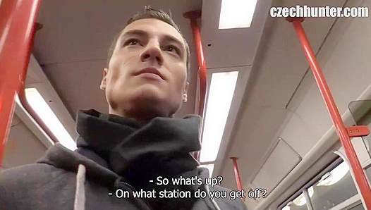 Hung Czech Beast Stretches Subway Studs Tight Hole – GayHunter 18+