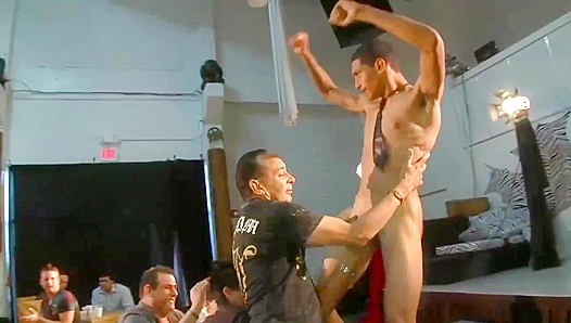 Massive-Cocked Stripper Rides Wave of Hung Admirers in Steaming Group Scene – HotSauced