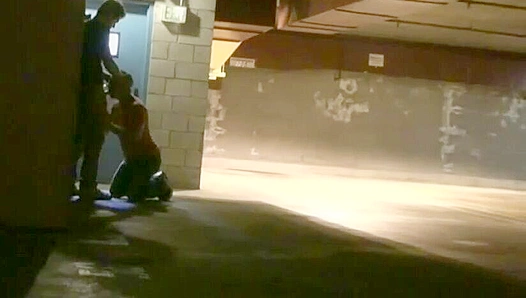 Sloppy Blowjob in Secret: Caught Giving Head in Public – GayRoom 18+
