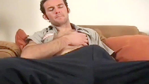 Arron Moans as He Spurs His Tight Hole with a Juicy Toy – Steamy Mature Play