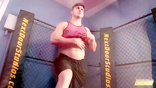 Ripped Stud Claims His Hungry Neighbor — Raw Power Muscular Domination Unleashed – 18+