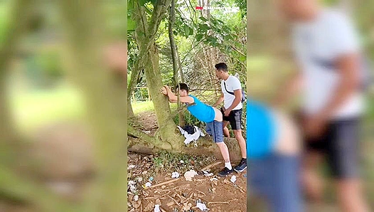 Cousins Forbidden Lust: Wild Outdoor Tryst Under the Sun – BF TV 18+