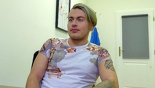 Tattooed Rookie Gets Rough Glory Hole BJ from Grungy Stranger – XXX